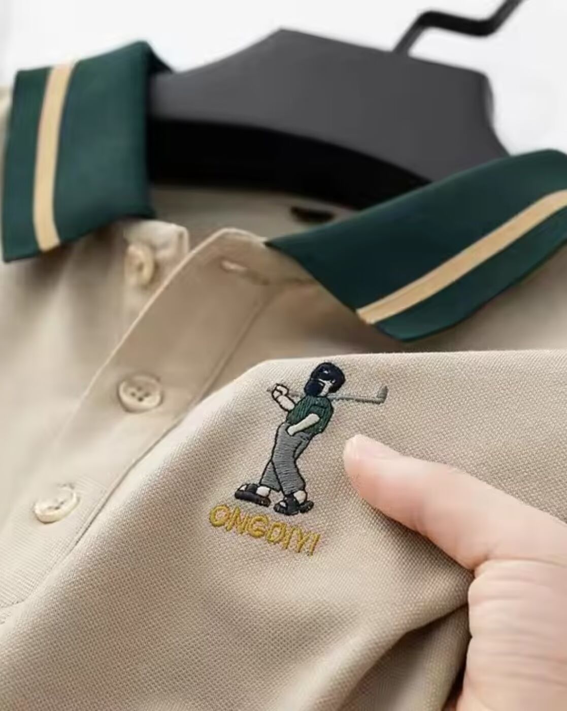 Contrast Trim Short Sleeve Polo Shirt