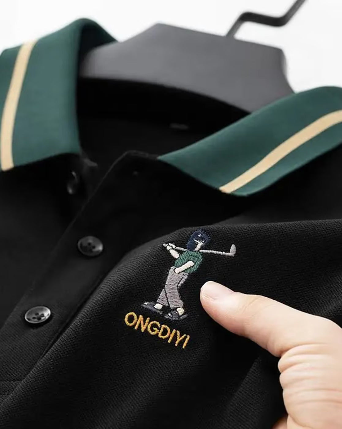 Contrast Trim Short Sleeve Polo Shirt